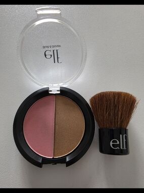 ELF Pink Blush & Brown Bronzer Duo- Bronzed Beauty